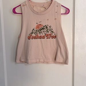 Forever 21 ripped Joshua Tree top!